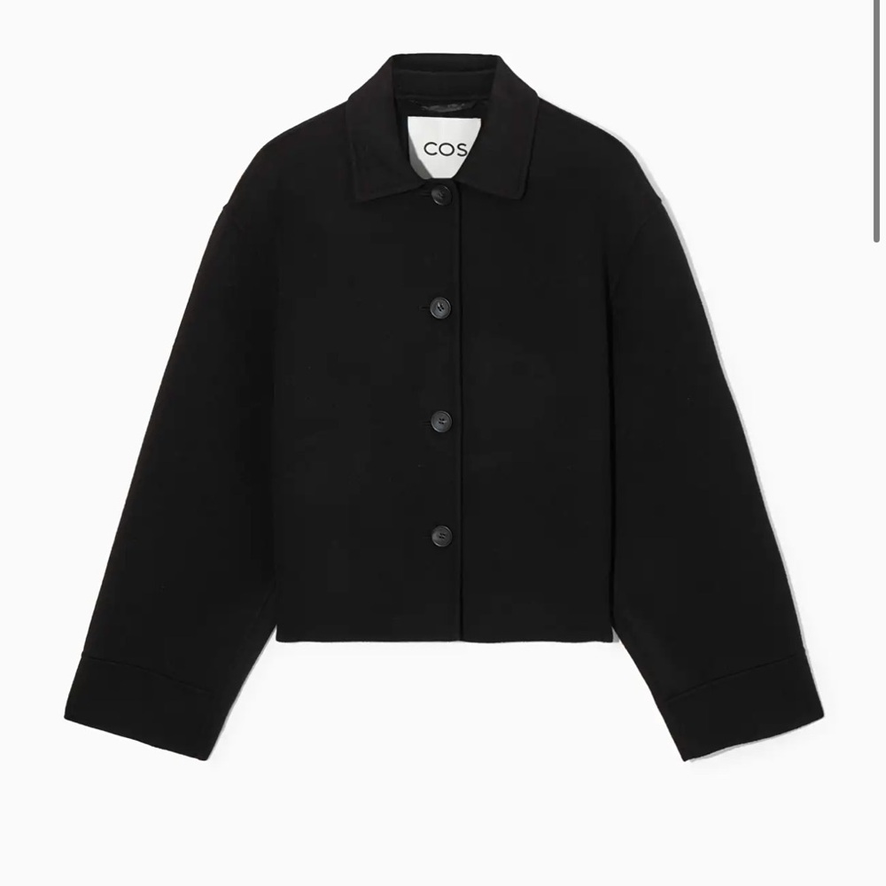 SOLD - COS boxy double faced wool jacket